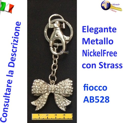 Portachiavi regalo fiocco - portachiavi,