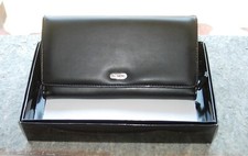 PORTAFOGLIO NERO IN PELLE ECOLOGICA GMV 