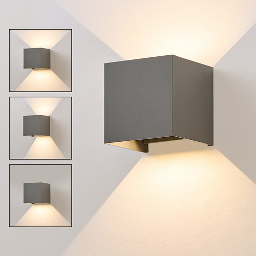 Lampada parete cubo - parete,