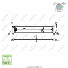 Radiatore acqua NRF per AUDI