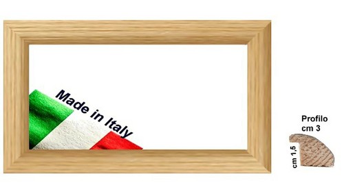 Cornice legno frassino - in,