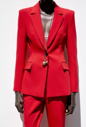 Tuta zara nuova rosso - zara, aderente