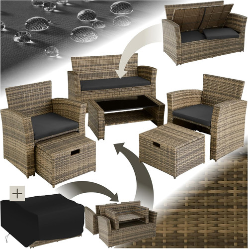 Salottino rattan modena - salottino, in