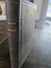 Libro di canti francese 1869