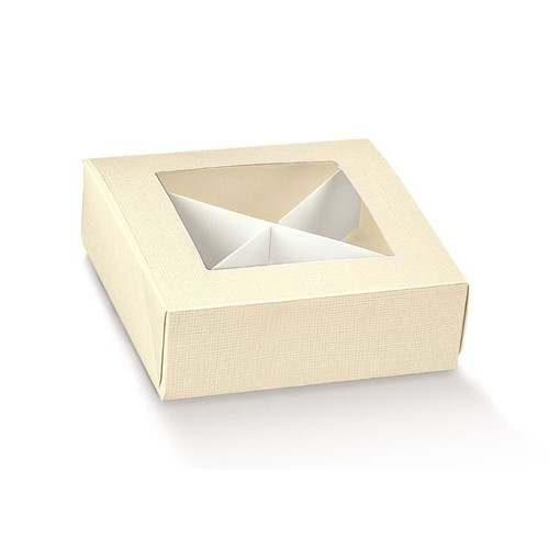 10x seta avorio 12x12x4cm - seta,