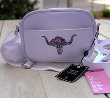 Borsa a tracolla bianca per