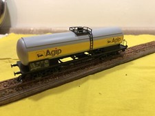 JOUEF CARRO CISTERNA AGIP LUNGO, COLORE CLASSICA GIALLO/GRIGIO, SCALA HO