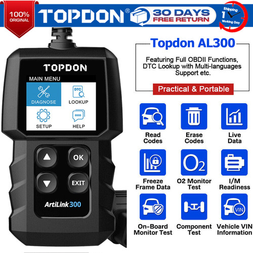 Topdon al300 auto obd2 - auto,