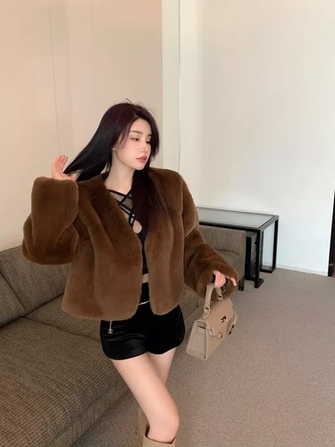 Giacca cappotto pelliccia - cappotto,