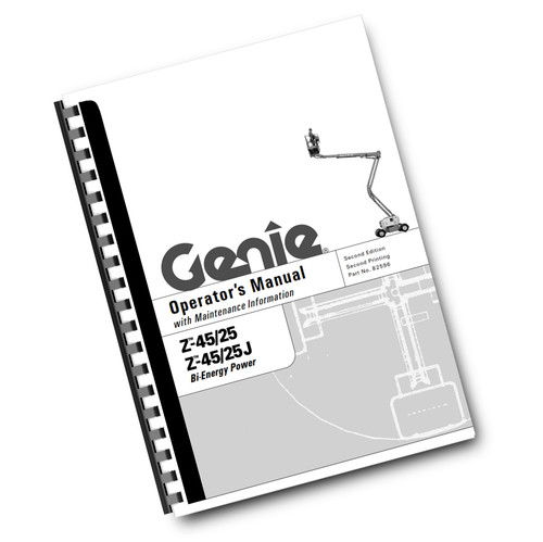 Genie j manuale - genie, z-45/25