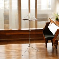 Leggio musicale pieghevole per spartiti richiudibile Vintage Nichel 160 Cm 