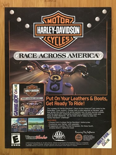 Harley davidson game boy - harley,