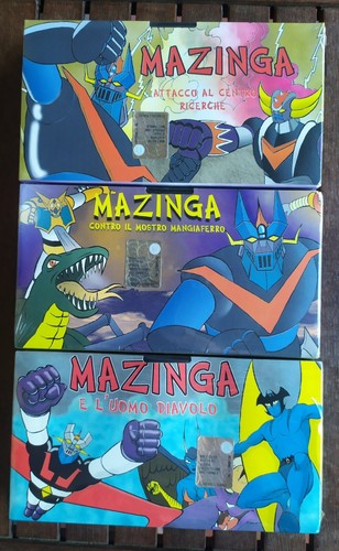 Lotto vhs nuove mazinga - lotto,