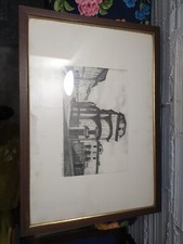 Acquaforte Ettore Mossini 1969 