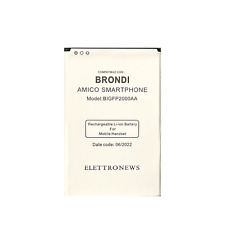 BATTERIA BRONDI AMICO SMARTPHONE PLUS 3G BIGFP2000AA BL-55A 2000mAh PRODUZ.2025