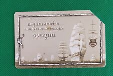   Scheda telefonica usata Vele spiegate SPAGNA da lire 10000 come foto