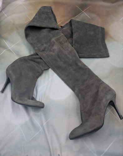 Stivali donna zara grigio - stivali,