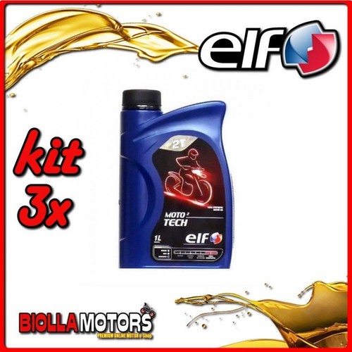 Kit litro olio elf moto - 3x,