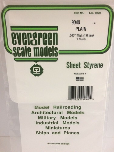 Evergreen polistirene foglio - evergreen,