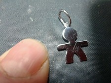 2 CIONDOLi Bebè bimbo argento