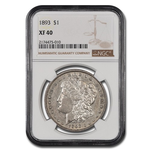 Dollaro morgan 1893 ngc - dollaro,
