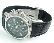 Ebel 1911 Modulor Cronografo E9137240 Acciaio Inox Nero Uomo Automatico 