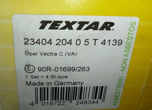 2340420405 t4139 textar - textar, kit