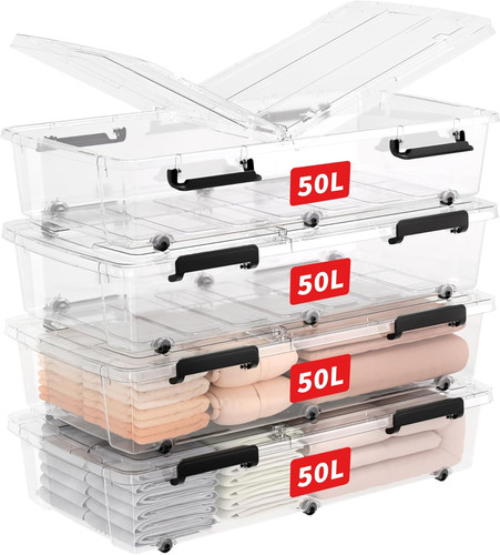 50l bidone stoccaggio con - 50l*4,