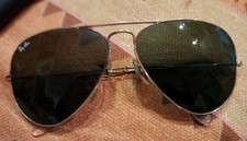 RAY-BAN Bausch & Lomb originali Aviator oro, lenti verdi