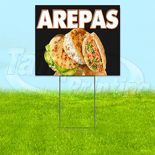 Insegna arepas 18x24 iarde - insegna,