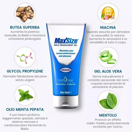 Maxsize gel piu potente - piu',