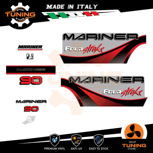 Kit adesivi motore marino - kit,