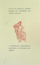GUSTAVE MOREAU. MAITRE IMAGIER DE L'ORPHISME   SEGALEN VICTOR
