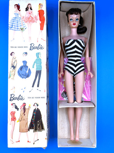 Bambola barbie brunette coda - bambola,