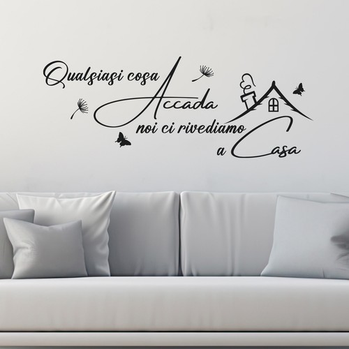 Adesivo murale qualsiasi - adesivo,