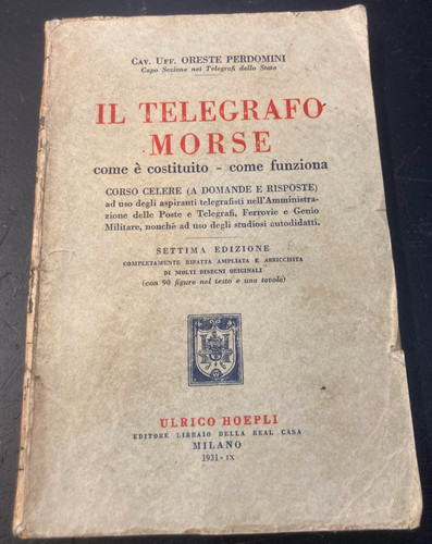 Perdomini il telegrafo - perdomini, o.