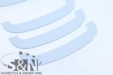 Adesivo originale Blackberry 9900 Bottom Label adesivo cover bianco