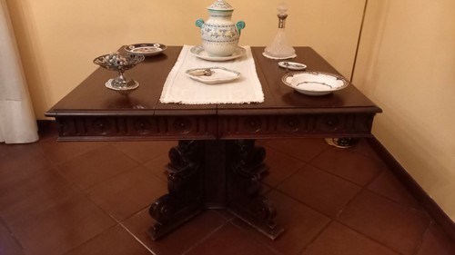 Tavolo antico noce - tavolo, in