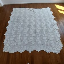 Coperta fatta completamente a mano all'uncinetto. Letto matrimoniale 225x225