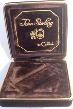 COLIBRI' JOHN STERLING-CUSTODIA PER ACCENDINO-VINTAGE- SCATOLA-ASTUCCIO