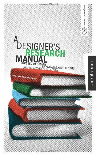 Designer research manual - designer's,