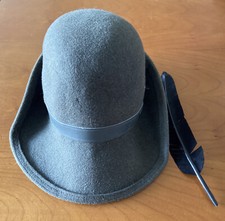 Cappello Alpino Da Truppa Vintage Con Penna Nera