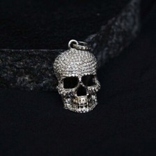 Ciondolo teschio diamante - teschio,