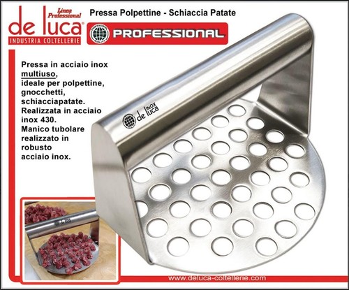 Piastra pressa polpettine - pressa, e