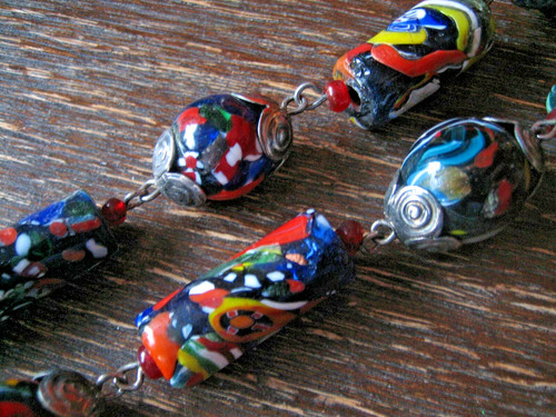 Collana murano millefiori - collana,