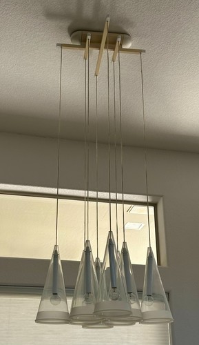 Light flos fushia chandelier - 8,