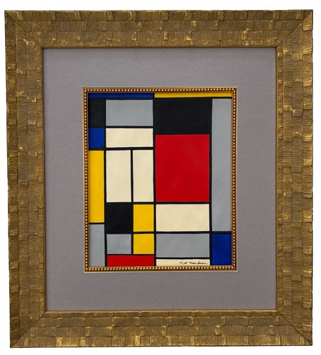 Piet mondrian dipinto olio - piet, su