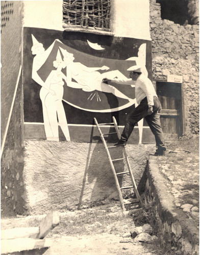 Arcumeggia affresco sante - arcumeggia,,
