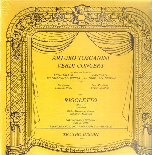 Verdi toscanini rigoletto - toscanini,