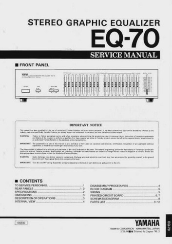 Yamaha equalizzatore - yamaha,